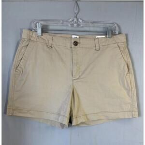 Gap City Khaki Shorts sz 10 with 4” Inseam Womens Shorts Stretch Hiking Casual